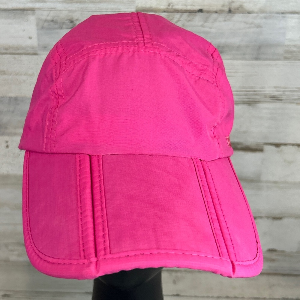 FitKicks Folding Adjustable Cap UPF 50+ Active Lifestyle Hat Unisex - Hot Pink